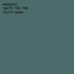 #4C6C6C - Cutty Sark Color Image